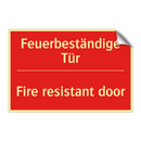 Feuerbeständige Tür - Fire resistant door