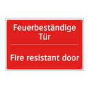 Feuerbeständige Tür - Fire resistant door