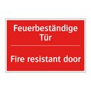 Feuerbeständige Tür - Fire resistant door