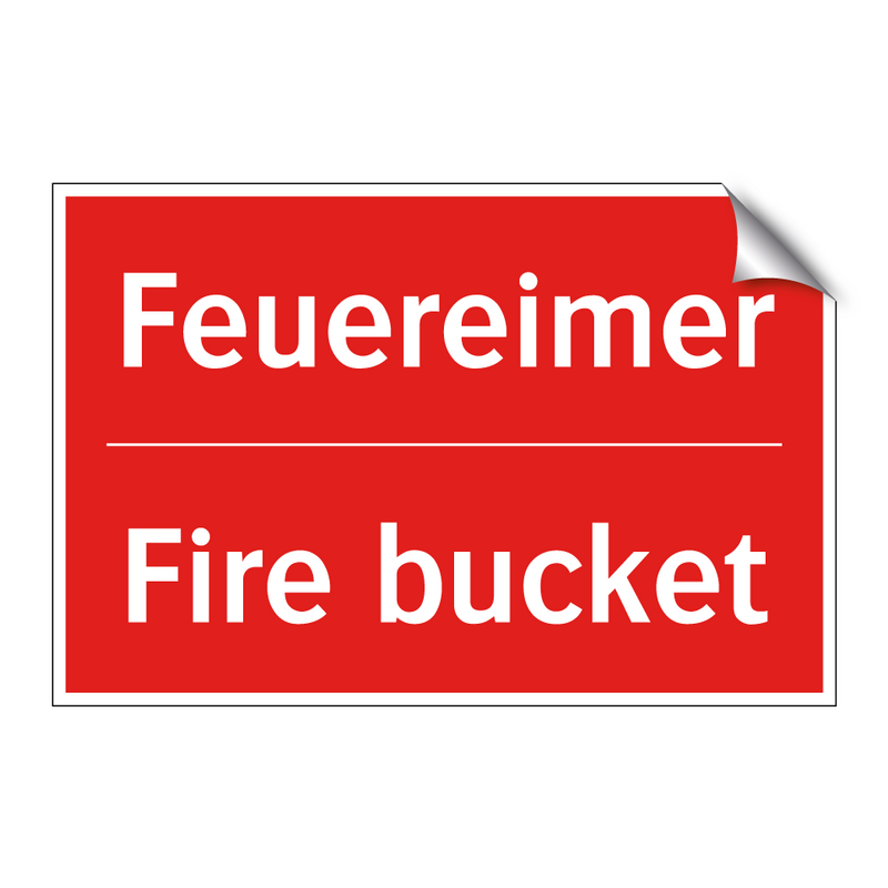 Feuereimer - Fire bucket