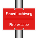 Feuerfluchtweg - Fire escape