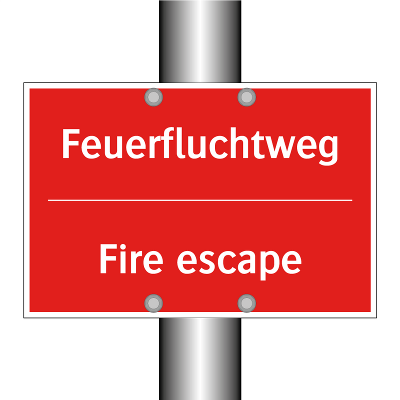 Feuerfluchtweg - Fire escape