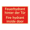 Feuerhydrant hinter der Tür - Fire hydrant inside door