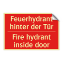 Feuerhydrant hinter der Tür - Fire hydrant inside door