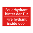 Feuerhydrant hinter der Tür - Fire hydrant inside door