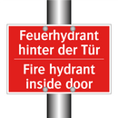 Feuerhydrant hinter der Tür - Fire hydrant inside door