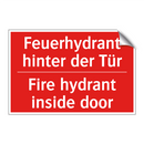 Feuerhydrant hinter der Tür - Fire hydrant inside door