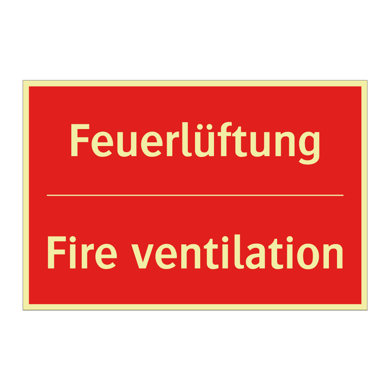 Feuerlüftung - Fire ventilation
