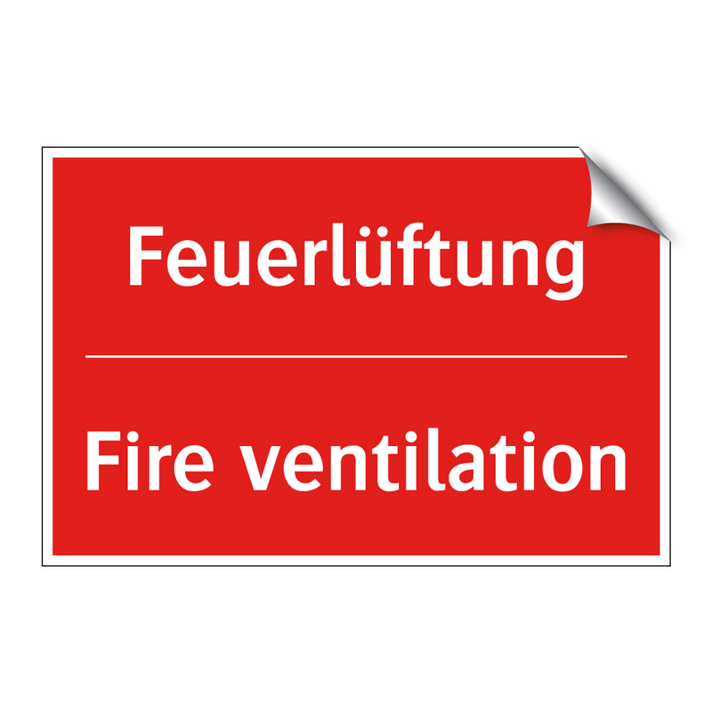 Feuerlüftung - Fire ventilation