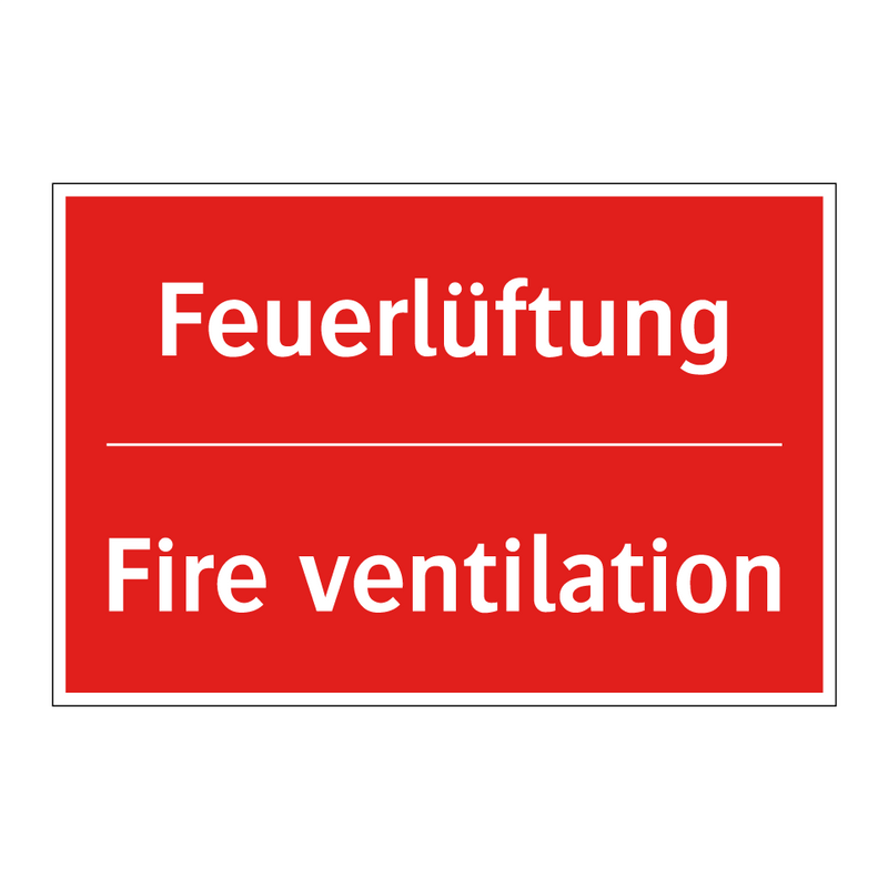 Feuerlüftung - Fire ventilation