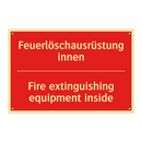 Feuerlöschausrüstung innen - Fire extinguishing equipment inside/.../