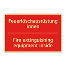 Feuerlöschausrüstung innen - Fire extinguishing equipment inside/.../