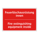 Feuerlöschausrüstung innen - Fire extinguishing equipment inside/.../