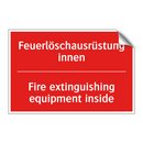 Feuerlöschausrüstung innen - Fire extinguishing equipment inside/.../