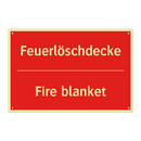 Feuerlöschdecke - Fire blanket