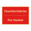 Feuerlöschdecke - Fire blanket