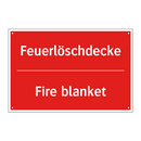 Feuerlöschdecke - Fire blanket