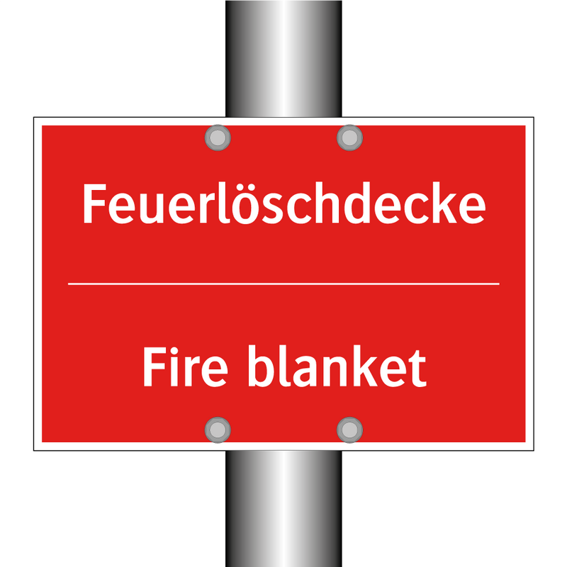 Feuerlöschdecke - Fire blanket