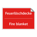 Feuerlöschdecke - Fire blanket