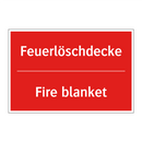 Feuerlöschdecke - Fire blanket