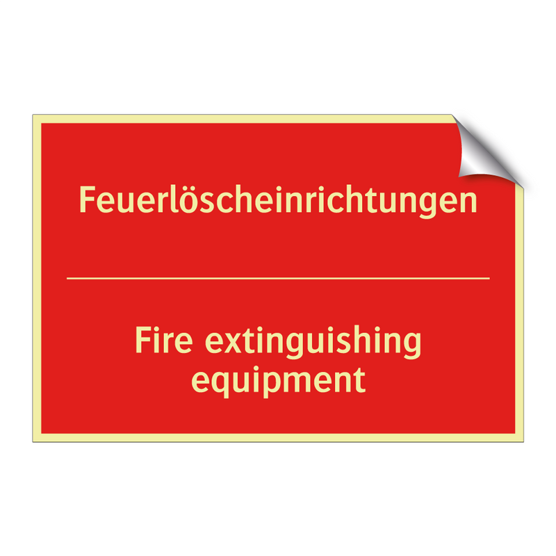 Feuerlöscheinrichtungen - Fire extinguishing equipment