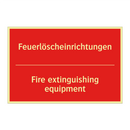 Feuerlöscheinrichtungen - Fire extinguishing equipment