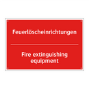 Feuerlöscheinrichtungen - Fire extinguishing equipment