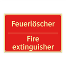Feuerlöscher - Fire extinguisher