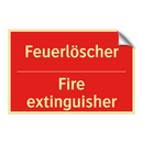 Feuerlöscher - Fire extinguisher