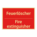 Feuerlöscher - Fire extinguisher