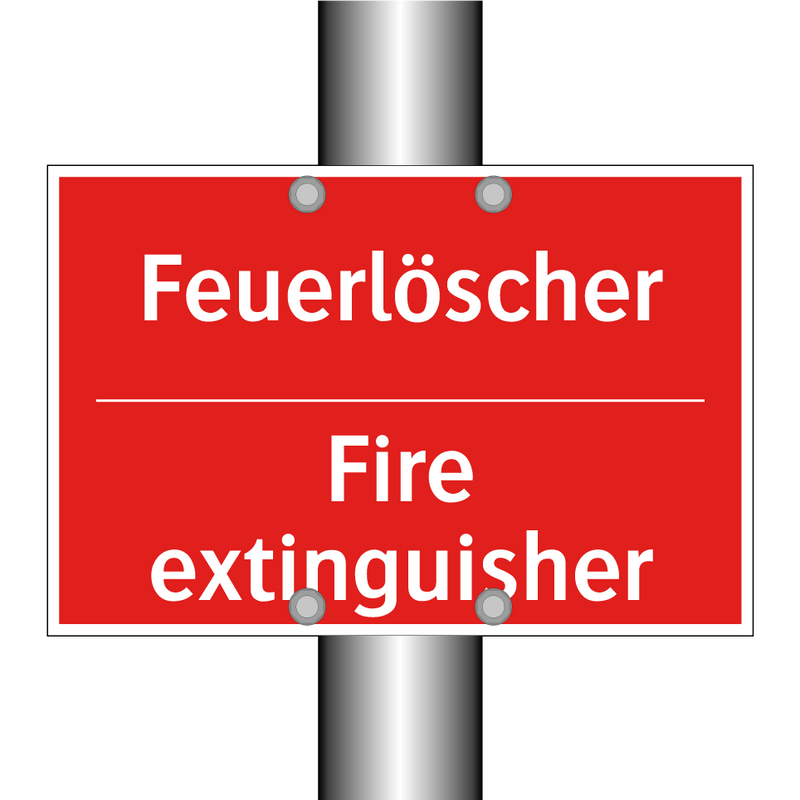 Feuerlöscher - Fire extinguisher