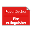 Feuerlöscher - Fire extinguisher