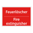Feuerlöscher - Fire extinguisher