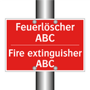 Feuerlöscher ABC - Fire extinguisher ABC