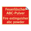 Feuerlöscher ABC-Pulver - Fire extinguisher abc powder