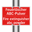 Feuerlöscher ABC-Pulver - Fire extinguisher abc powder