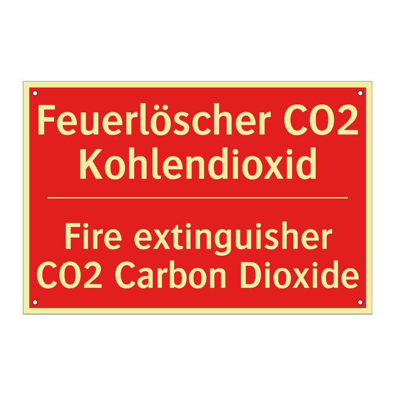 Feuerlöscher CO2 Kohlendioxid - Fire extinguisher CO2 Carbon Dioxide/.../