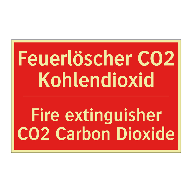 Feuerlöscher CO2 Kohlendioxid - Fire extinguisher CO2 Carbon Dioxide/.../