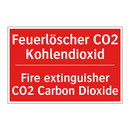 Feuerlöscher CO2 Kohlendioxid - Fire extinguisher CO2 Carbon Dioxide/.../