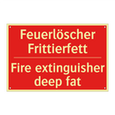 Feuerlöscher Frittierfett - Fire extinguisher deep fat