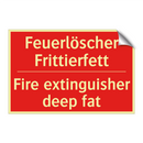 Feuerlöscher Frittierfett - Fire extinguisher deep fat