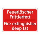 Feuerlöscher Frittierfett - Fire extinguisher deep fat