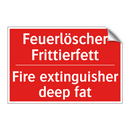 Feuerlöscher Frittierfett - Fire extinguisher deep fat