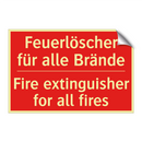 Feuerlöscher für alle Brände - Fire extinguisher for all fires/.../