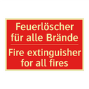 Feuerlöscher für alle Brände - Fire extinguisher for all fires/.../