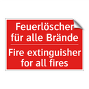 Feuerlöscher für alle Brände - Fire extinguisher for all fires/.../