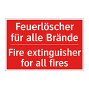 Feuerlöscher für alle Brände - Fire extinguisher for all fires/.../