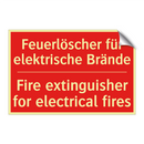 Feuerlöscher für elektrische Brände/.../ - Fire extinguisher for electrical /.../