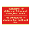 Feuerlöscher für elektrische Brände /.../ - Fire extinguisher for electrical /.../