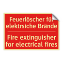 Feuerlöscher für elektrsiche Brände/.../ - Fire extinguisher for electrical /.../